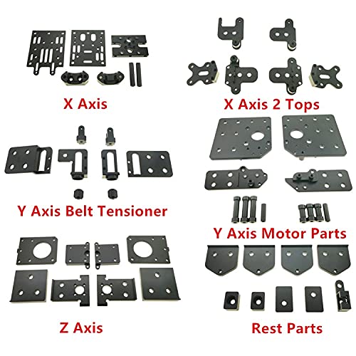 Lysee 3D Printer Parts & Accessories - Upgrading T8 Thread Rod BLV MGN Cube 3D Printer All Metal Upgrade Kit BLV CNC Aluminum Alloy Metal Mount Bracket - (Color: Triple Z axis)