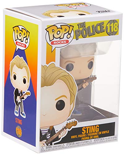 Funko Figurines Pop! Vinyle: Musique: The Police – Sting Multicolore Standard - Les Beatles, Paul McCartney, John Lennon, RIngo Starr, George Harrison Funko Figurines Pop! Vinyle: Musique: The Police - Sting Multicolore Standard – Image 4