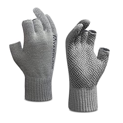 Eupheng Riverruns Three-Cut Finger Fishing Gloves #TOP22