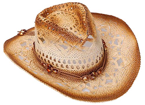woven straw cowboy hat