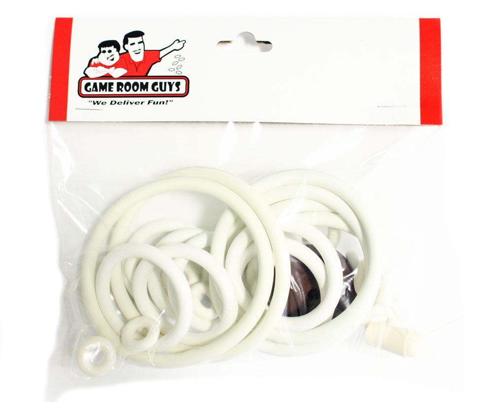 Game Room Guys White Ring Kit for Chicago Coin Firecracker Pinball Machine