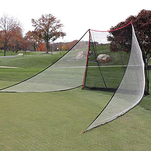 Rukket Haack Golf Net | Practice Driving Indoor And Outdoor | Golfing At Home Swing Training Aids | By Sec Coach Chris Haack | Choose From 10X7 Hitting Net, 7X7 Hitting Net, Or Protection Side Nets #TOP1