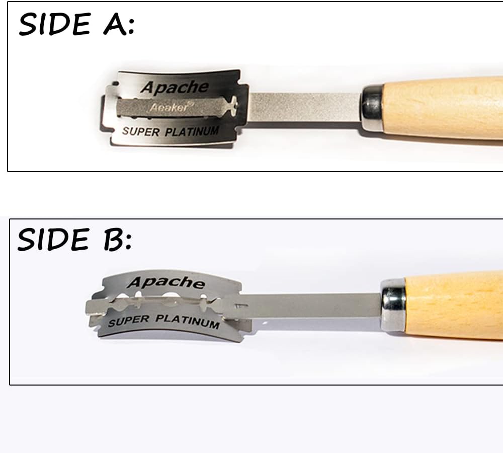 aeaker Premium Hand Crafted Bread Lame for Dough Scoring Knife, Lame Bread Tool for Sourdough Bread Slashing with 5 Blades Included with Safety box: Home & Kitchen