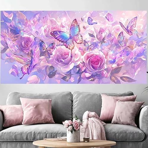 Diamond Painting Adulte Fleur pour Décorer un Grand Salon Lumineux