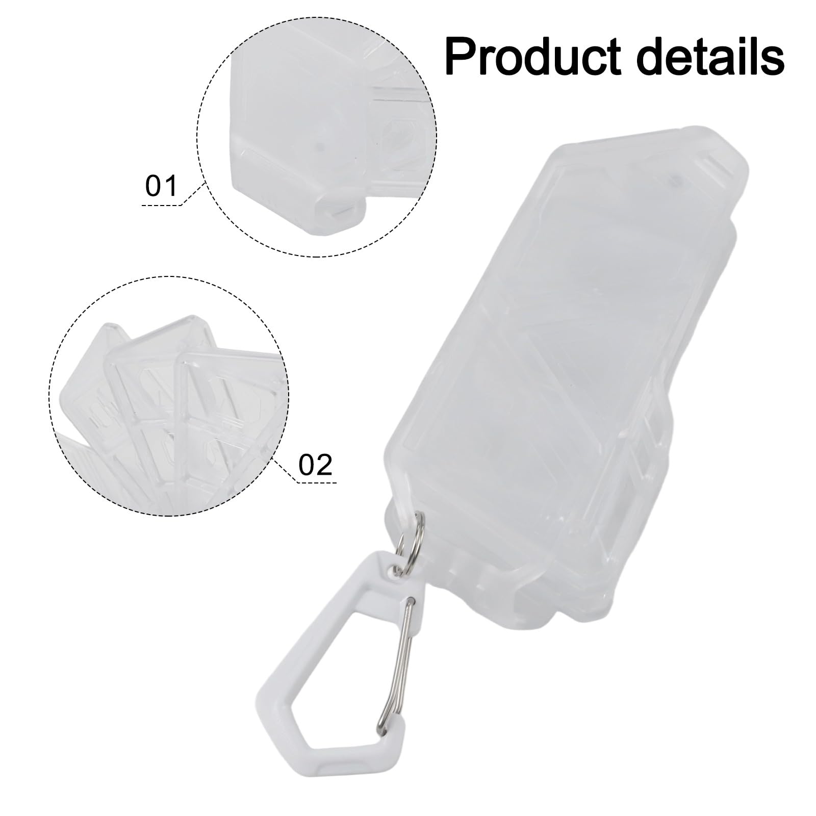 Custodia portatile per carte da gioco per Nintendo Switch 2, può contenere 12 giochi, supporto girevole, design ABS trasparente, 11,5 x 2,5 x 4,5 cm