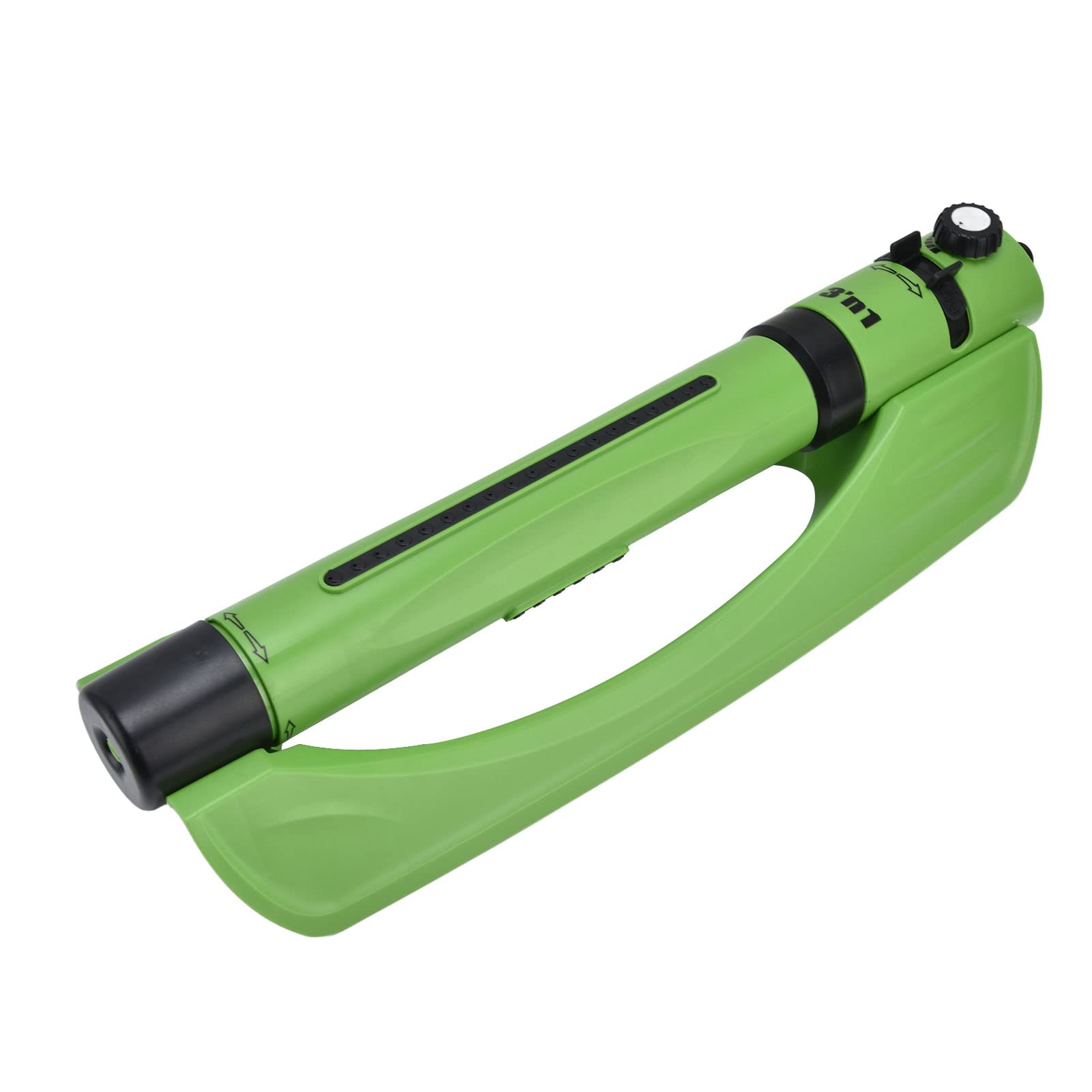 GLOGLOW Aspersor Oscilante para Césped de Jardín, Material Plástico, Diseño Ajustable 3 en 1 con 6 Ajustes de Boquilla, Cubre hasta 2900 Pies Cuadrados para Riego de Jardín