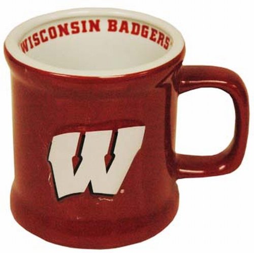 NCAA Wisconsin Badgers Mug Ceramic Relief