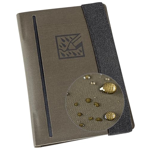 Rite in the Rain Monsoon Field Wallet, 3.5” x 6.5”, EDC, Water Resistant TPU fabric (No. P971-M)