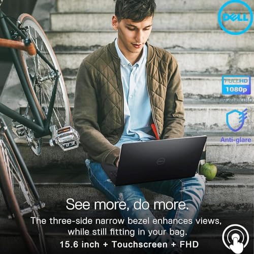 Image of Dell Inspiron 15.6 inch FHD Touchscreen Laptop, 13th Gen Intel Core i5 (Beat i7-1250U), 16GB RAM, 1.5TB Storage (1TB PCIe SSD + 512GB External), Win 11 with Office 365 for Web, USB-C, Long Battery Life