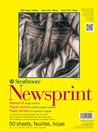 Strathmore 24"x36" 300 Series Rough Newsprint Drawing Pad (307-824)