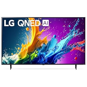LG 65-Inch Class QNED80T Series LED Smart TV 4K Processor Flat Screen with Magic Remote AI-Powered with Alexa Built-in (65QNED80TUC, 2024)