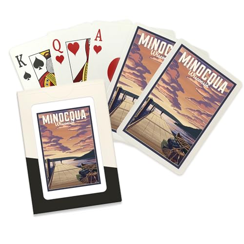 Baraja Póker Minocqua Wisconsin 52 Cartas Tamaño Póker