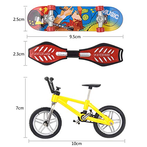 Hotusi Mini Finger Sports Skateboards/Bikes/Swing Boards For Party Favors Educational Finger Toy #TOP1