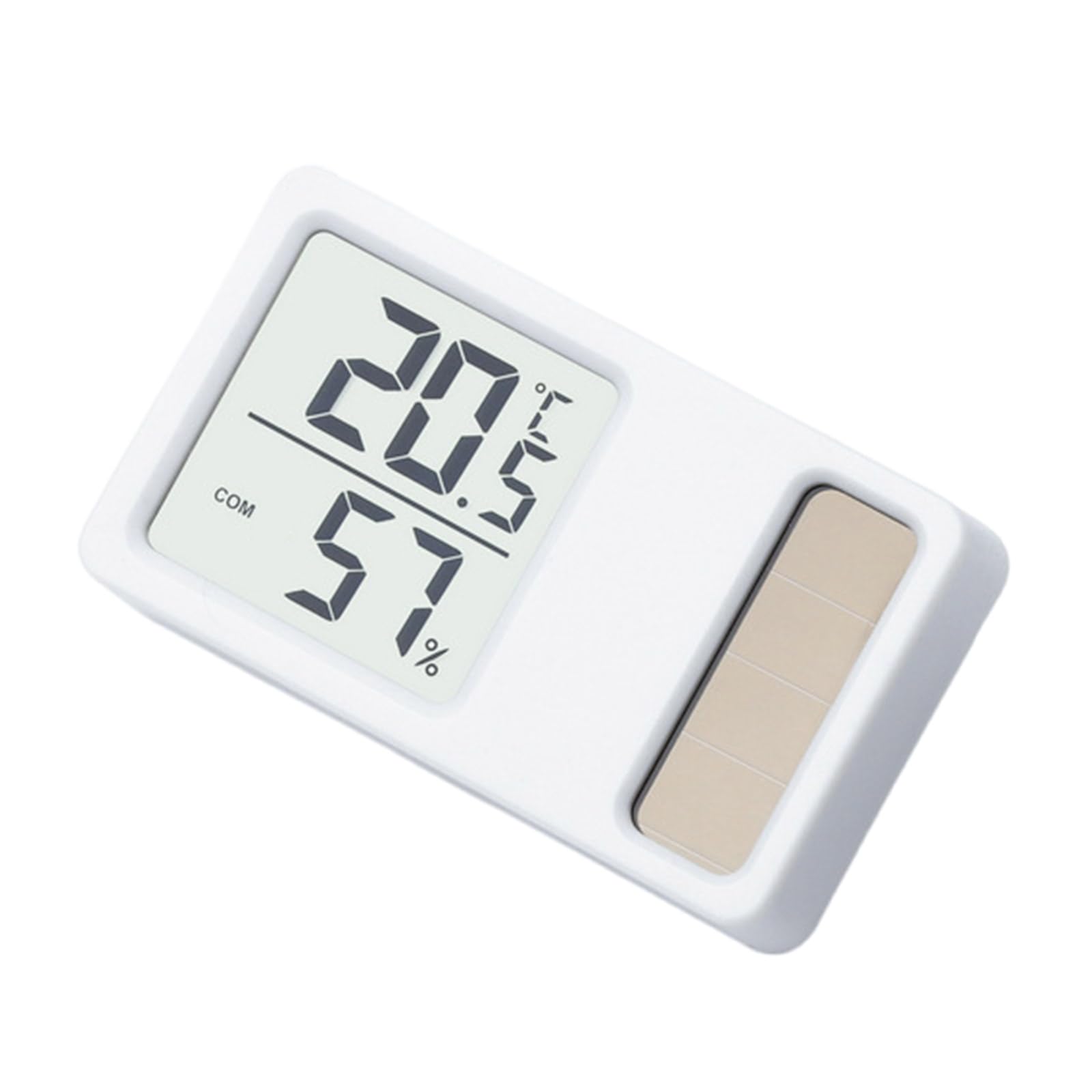 Gmbylby Digital Temperature Humidity Measurement Meter Solar Power Thermometers Hygrometer Desktop Meter Gauge With Lcd Display