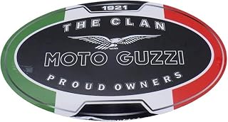 MOTO GUZZI THE CLAN OVAL ステッカー PROUD OWNERS 1921 イタリアンカラー モトグッチ [並行輸入品]