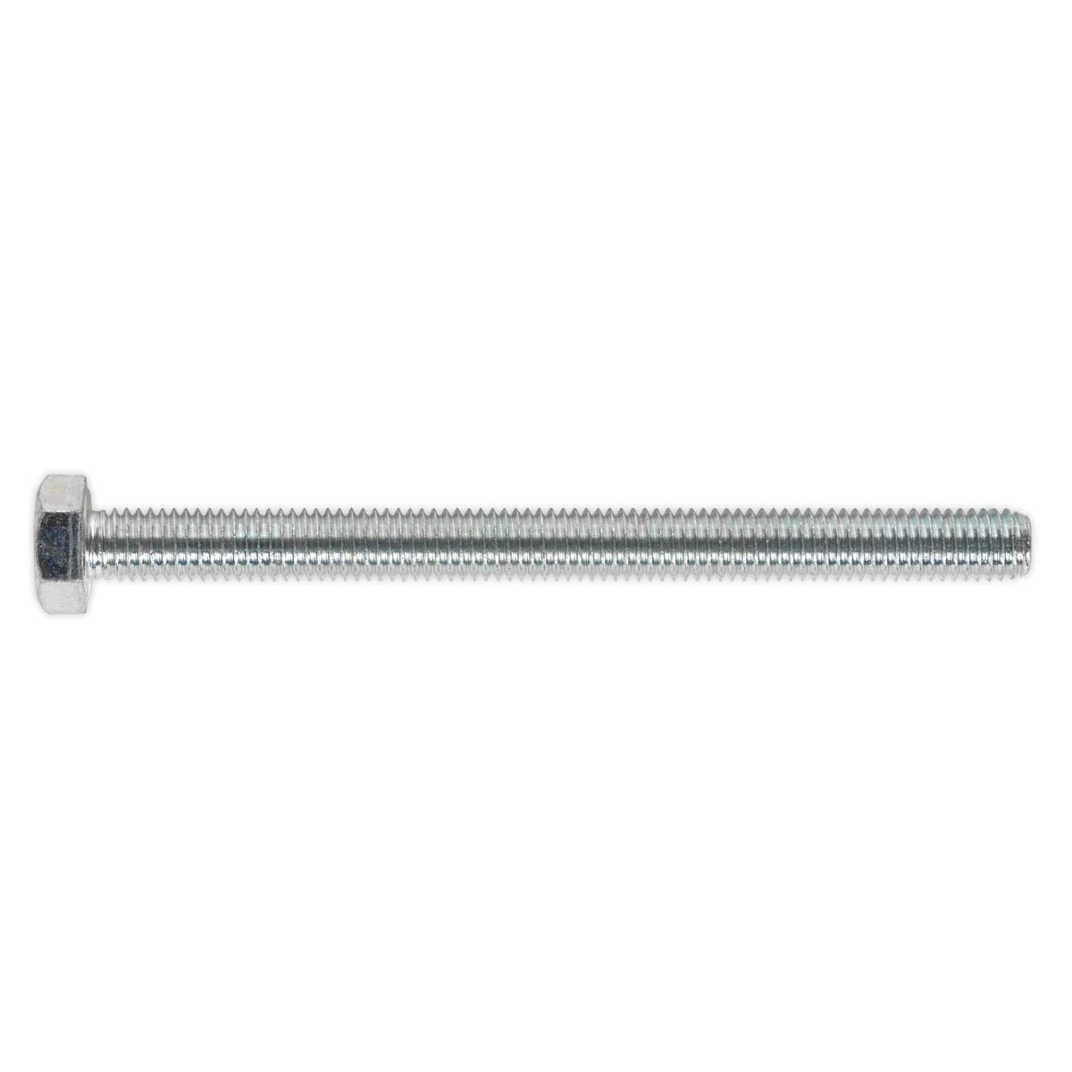 Tige filetée M8 x 100 mm Sealey Ss8100 en acier zingué 8.8 DIN 933 pour assemblage - Lot de 25