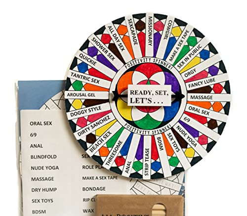 Sexy Time Spinner DIY Activity | Color in the Design, Add Your Favorite Romantic Bedroom Activities From The List of 88 Choices, and Let the Sexy Time Spinner Decide Tonight's Naughty or Nice Sex Act Sexy Time Spinner DIY Activity | Color in the Design, Add Your Favorite Romantic Bedroom Activities From The List of 88 Choices, and Let the Sexy Time Spinner Decide Tonight's Naughty or Nice Sex Act