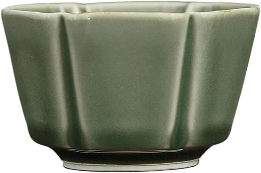 GSOUL Kungfu Tea cup Party Kitchen Exquisite Tea Cup Host Handmade Single Retro Ceramic Kung Fu Set Small Tea Cups