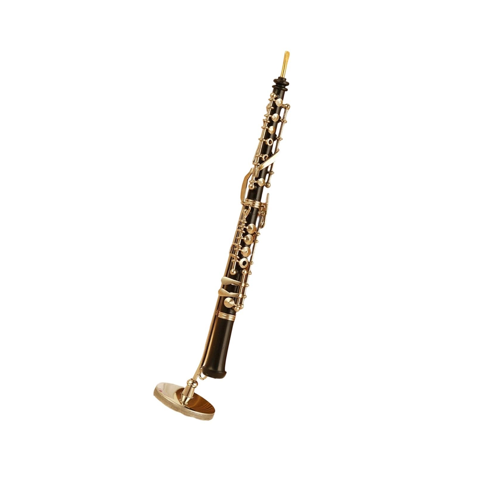 ZXFJYUIP Wind Instrument Models Clarinet French Horn Oboe Golden Flute(9)