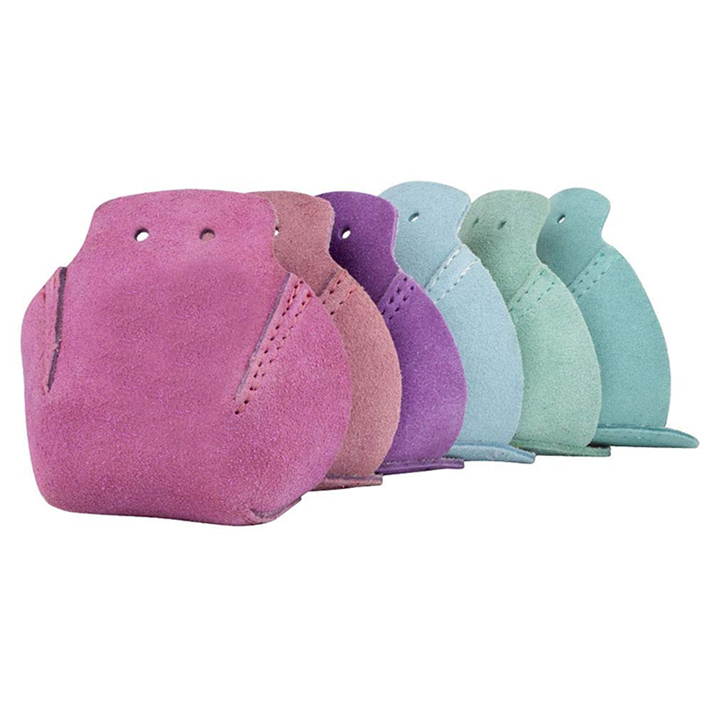 ikasus 1 Pair Roller Skate Toe Guards Toe Cap Protectors, Roller Skate Protectors,PU Leather Roller Skate Cap Accessories for Roller Skate, Anti-Friction Roller Skate Toe Cap Guards for Men Women