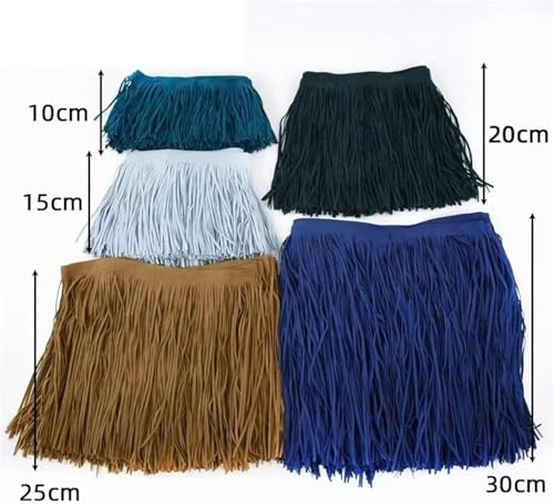 Flecos de ante que no se deshilachan para reparar bajos de vestidos y prendas dañadas 5