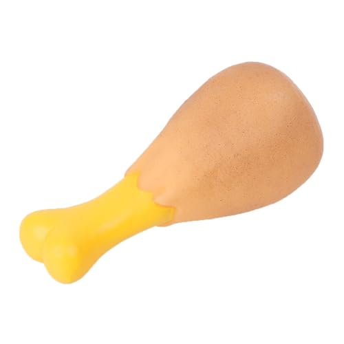mdhsh Pet Squeak Chew Toy, Pierna de Pollo Divertida para pequeño Gran Perro Puppy Sound Toy 12.5x5.5cm
