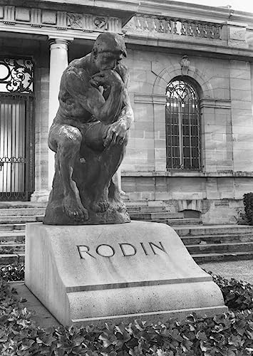 Affiche Le Penseur Rodin pour remplacer un cadre vide par de l'art mural