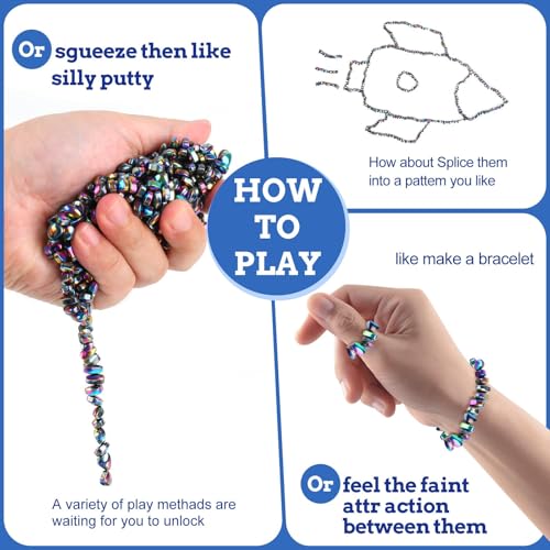 1100pcs Ferrite Putty, Fidget Toys, Fidget Toys Adults, Desk Fidgets Toys for Office Stress/Anxiety Relief,Gifts for Teen,Adults Gifts