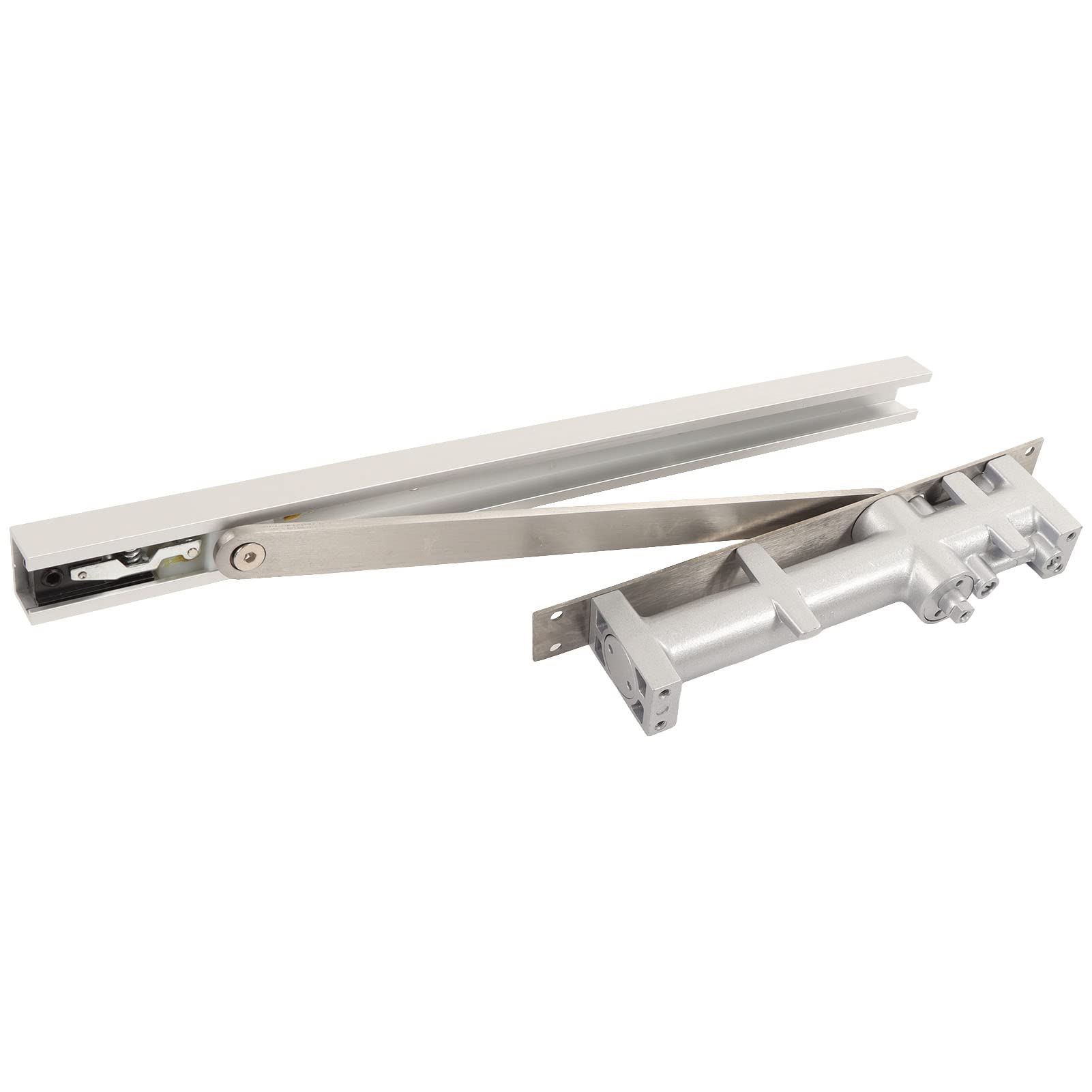 Hydrauliczny samozamykacz do drzwi, regulowany cichy przełącznik prędkości do bezpiecznego zamykania, komercyjny samozamykacz do hoteli, pensjonatów, biur, odlew aluminiowy