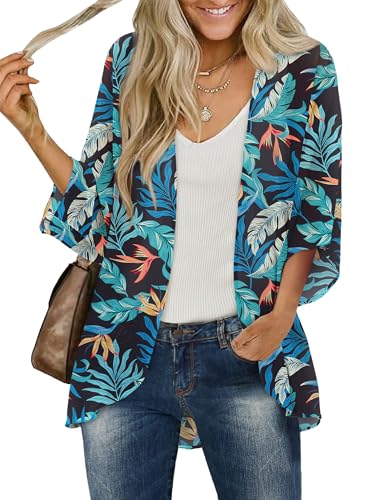 Image of BB&KK Women's Floral Kimono Summer Short Cover Ups Tops