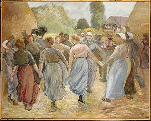 Tableau célèbre de Camille Pissarro affiche impression d'art toile 60x90