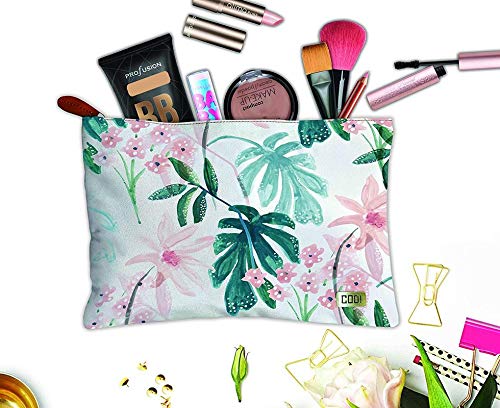 Paper Plane Design Multipurpose Canvas Pouch for Girls Women Stationery, Accessories, Makeup, Travel kit Size 9 x 6.5.