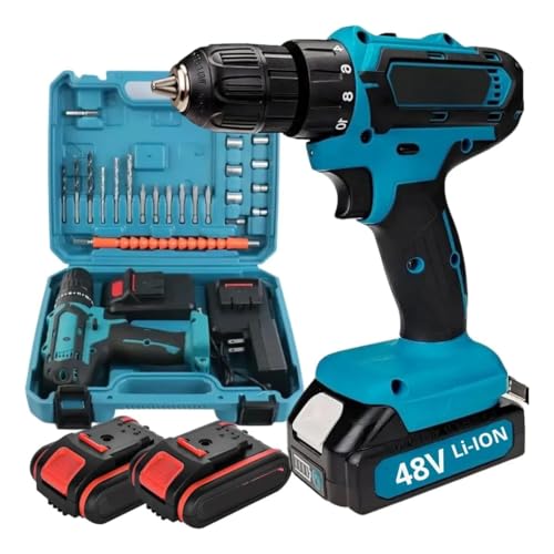 Image of 12V Cordless Drill Machine For Home Use|Cordless Screw Driver Machine|2-Speed, 0-1500Rpm|1-10Mm Chuck For Home Use|Drilling, Wood, Metal And Pvc Etc.|Heavy Duty, 1500 Mah Battery