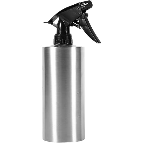 Fdit 550ml Stainless Steel Metal Spray Plant Watering Can