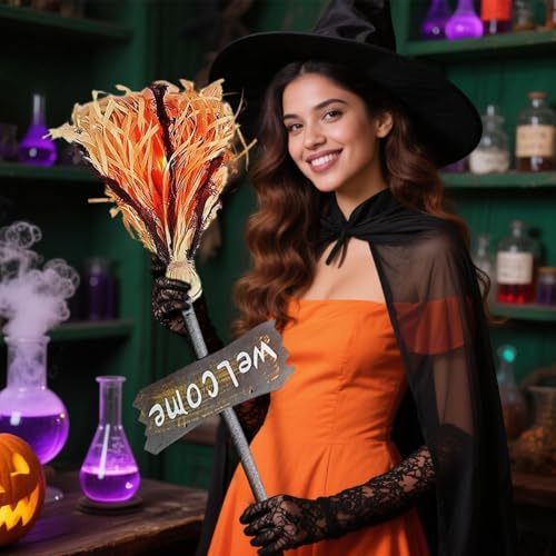 Balai flottant d'Halloween pour animer votre soirée terrifiante en famille ou entre amis