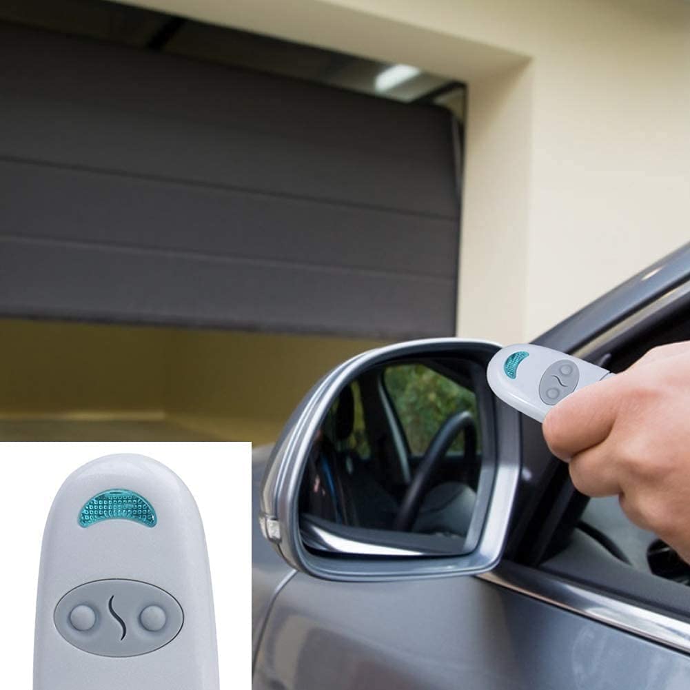 Telecomando per Porta del Garage, Telecomando per Apriporta del Garage, Trasmettitore Portachiavi Portatile, 433,92 MHz,Garage Door Remote Control per TOP 432NA/432EE/432 EV/432 M