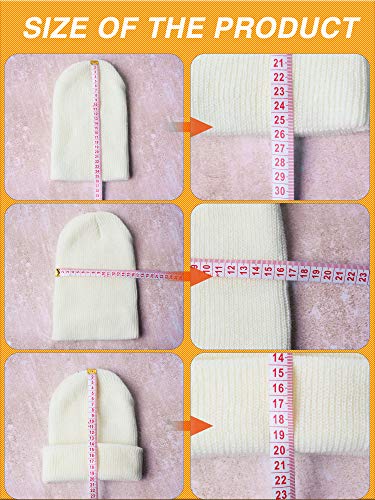 Gorro beanie de punto para excursiones y colegio pack de 6 unidades cómodas 2