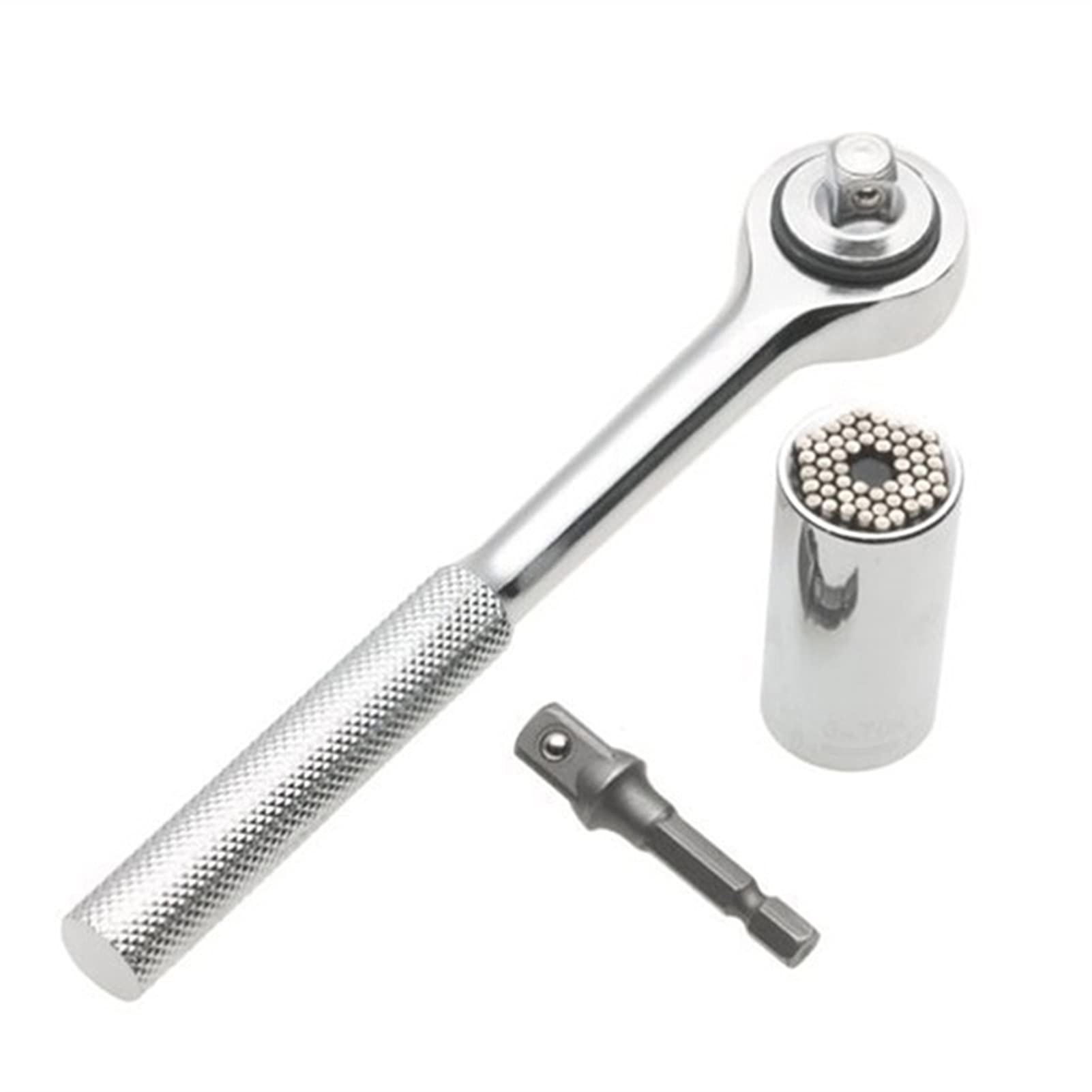 Juego de llaves de trinquete duraderas Llave de combinación abierta de flor de ciruelo Llave de trinquete rápida doble bidireccional Herramientas de reparación de automóviles Juego de llaves de trin