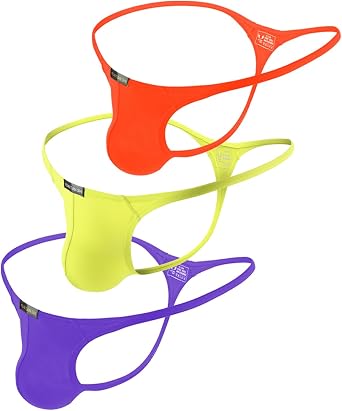 Mens T-Back Thongs Sexy Low Rise G-String Briefs Underwear