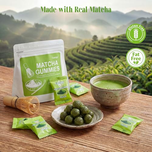 EASTSIGN 4D Gummy Candy Bulk–Made with Real Matcha Extract, Peelable Matcha Gummies,7.05oz Bag with Min.35 packs,Valentines Day Gifts - image 3