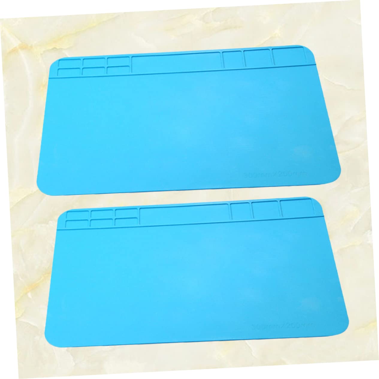 Uonlytech 26piezas Alfombrilla De Mantenimiento Silicona y Aislante Térmico Pad De Trabajo Para Reparaciones De Componentes Pequeños Para Organización De Tornillos y Móviles