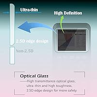 Vista 6 de Protector de pantalla para calculadora gráfica Texas Instruments TI-84 Plus Ce (2 unidades), vidrio templado dureza 9H, sensible al tacto, sin