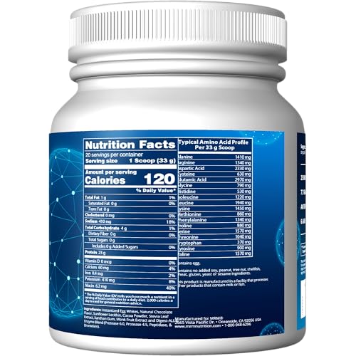 image for MRM Nutrition Egg White Protein | Chocolate Flavored | 23g Fat-Free Pr