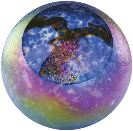 Glass Eye Studio Supernova Blown Glass Paperweight