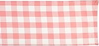 Vista 2 de DII Buffalo Check Collection, camino de mesa clásico de granja, 14 x 108 pulgadas, rosa y blanco