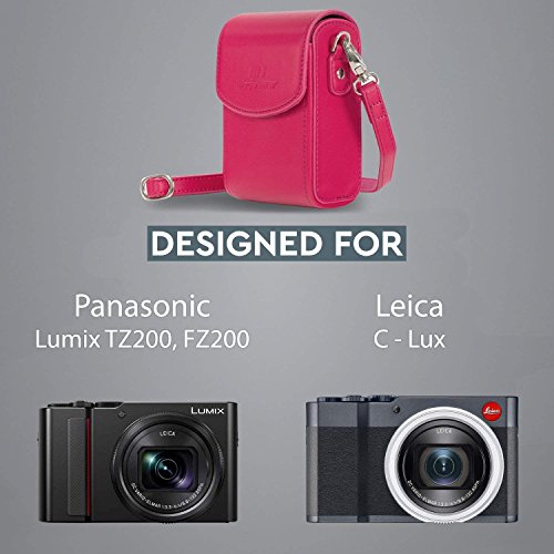 Funda de cuero MegaGear para Panasonic Lumix DC-ZS200 miniatura 5
