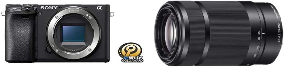 Sponsored Ad - Sony Alpha a6400 Mirrorless Camera: Compact APS-C Interchangeable Lens Digital Camera and Sony E 55-210mm F4.5-6.3 Lens for Sony E-Mount Cameras (Black)