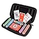 Pokerstars Premium 200-teiliges Mini-Chip-Set | Langlebige Kunststoff-Chips mit lebendigen Farben – Ideal für Roadtrips & Impromptu Pokernächte – Kompaktes schwarzes geprägtes Gehäuse für