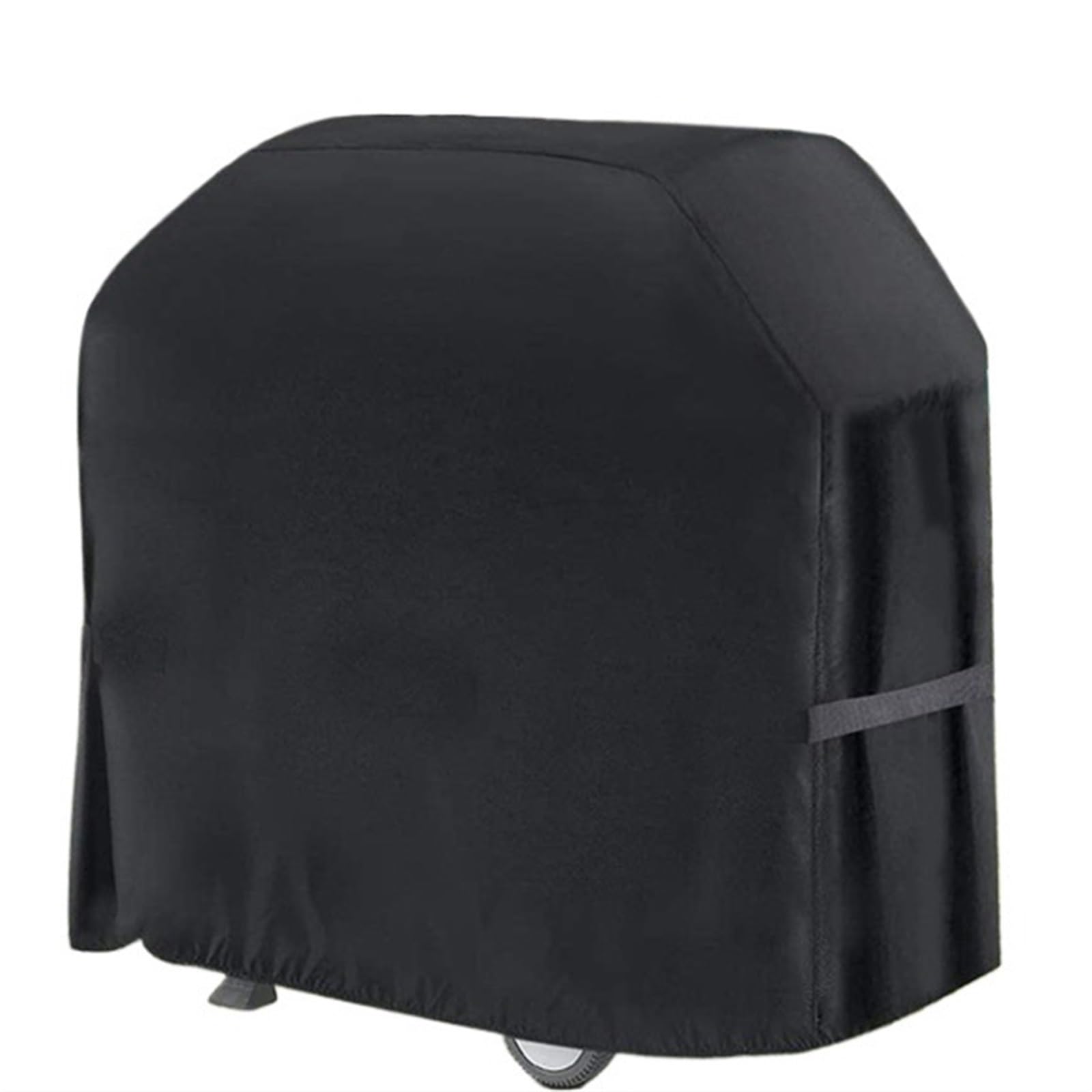XIUsheUA BBQ Grill Cover 210D BBQ Cover Black Waterproof Heavy Duty Grill Cover Rain Protective Barbecue Cover Round(190x71x117cm)