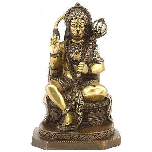 Gangesindia Lord Pawan Putra Hanuman - Brass Statue